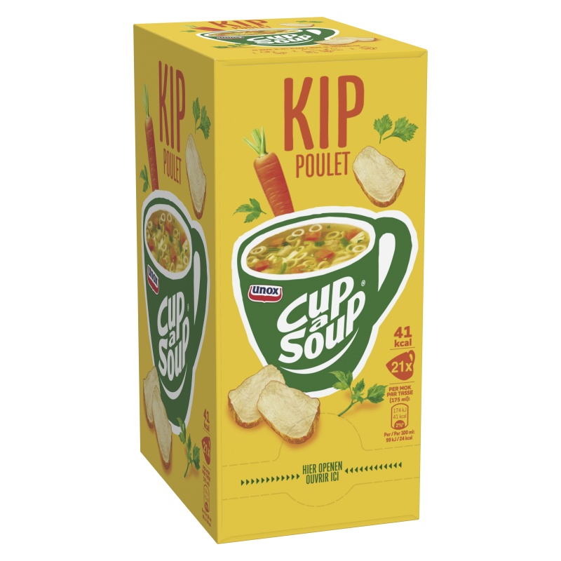 Soep Cup-a-soup Knorr Kippen/doos 21