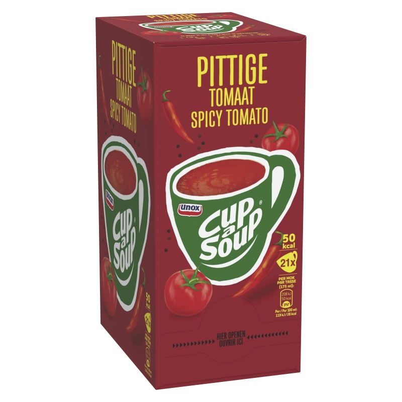 Soep Cup-a-soup Knorr spicy tomato/ds 21
