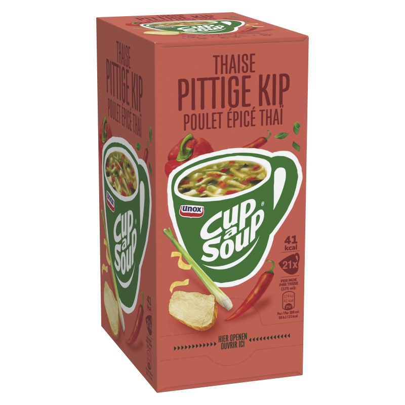 Soep Cup-a-soup Knorr spcy Thai Kip/ds21