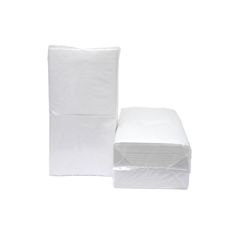 Servet 32x31,5cm 1L 1/4v wit/ds 9x500