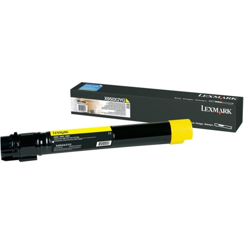 Toner Lexmark X950X2YG HC 22K geel