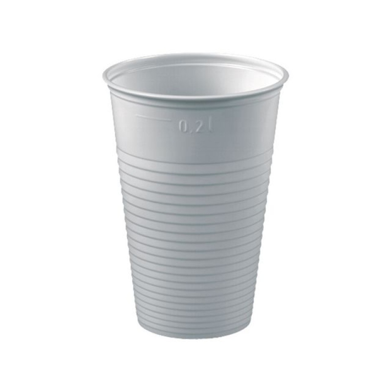 Drinkbeker 180ccps wit/doos 30x100