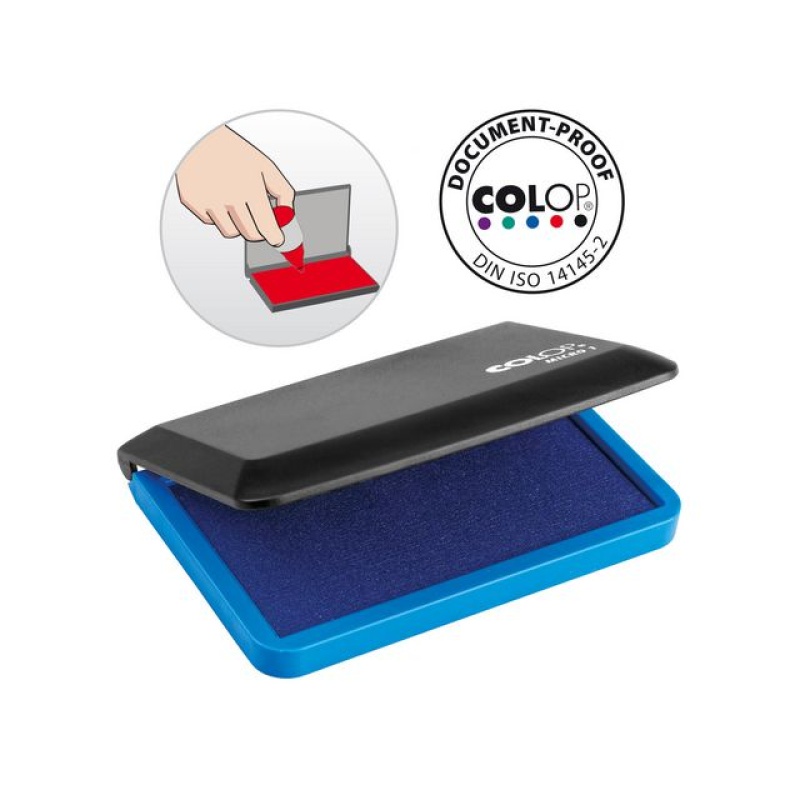 Stempelkussen Micro 1 90x50mm blauw
