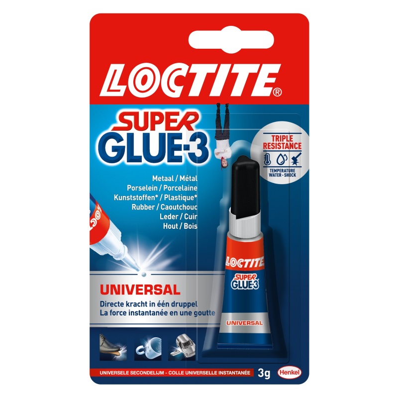Secondelijm Loctite Universal/tube 3 gr