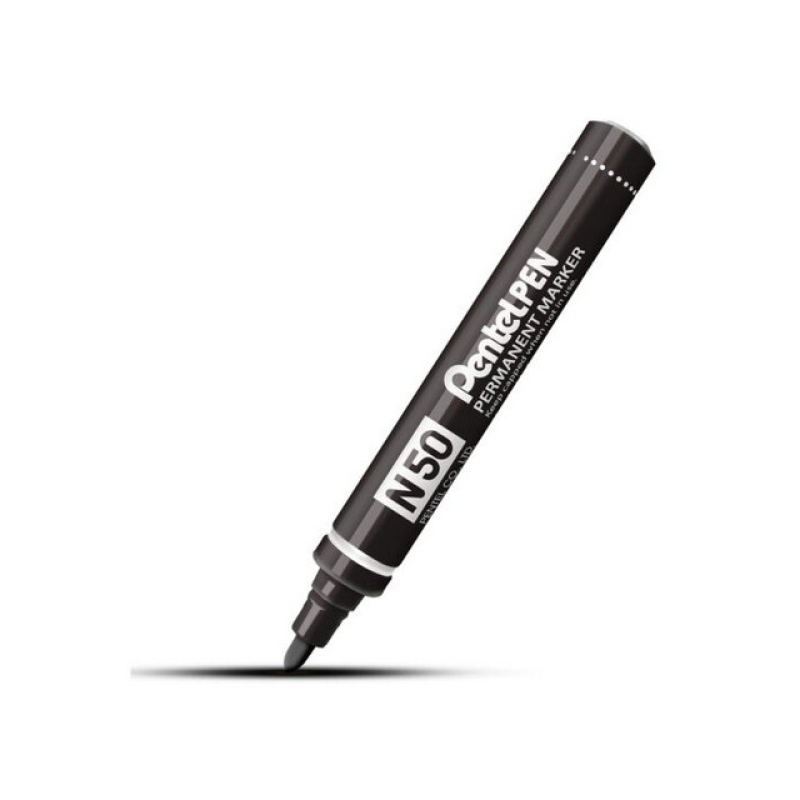 Permanentmarker Pentel N50 1,5-3 zw/pk12