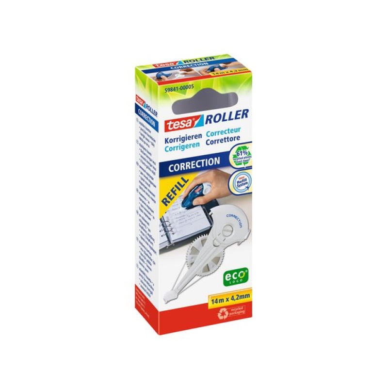 Navulling Tesa correctieroller 4,2mm/pk5