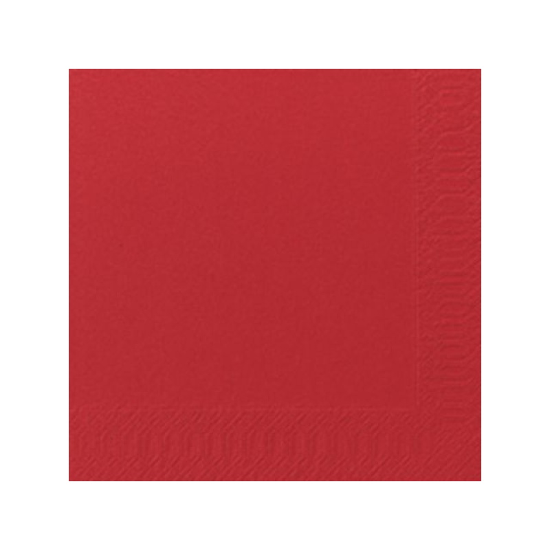 Servet Duni 33x33cm 3lgs rood/pk125