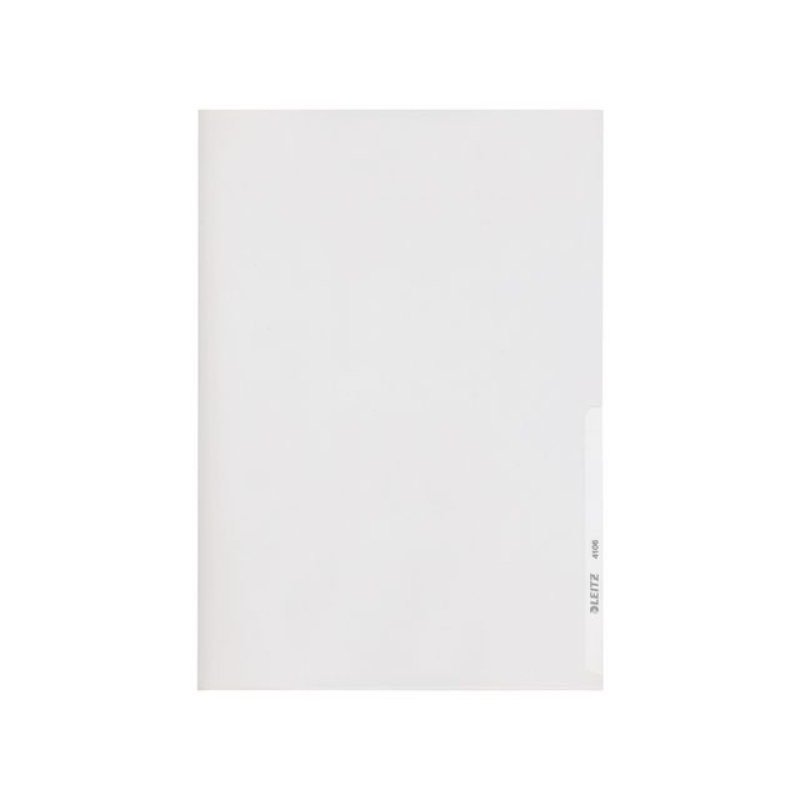 Insteekmap Leitz A4 L 0,15 transp/pak100