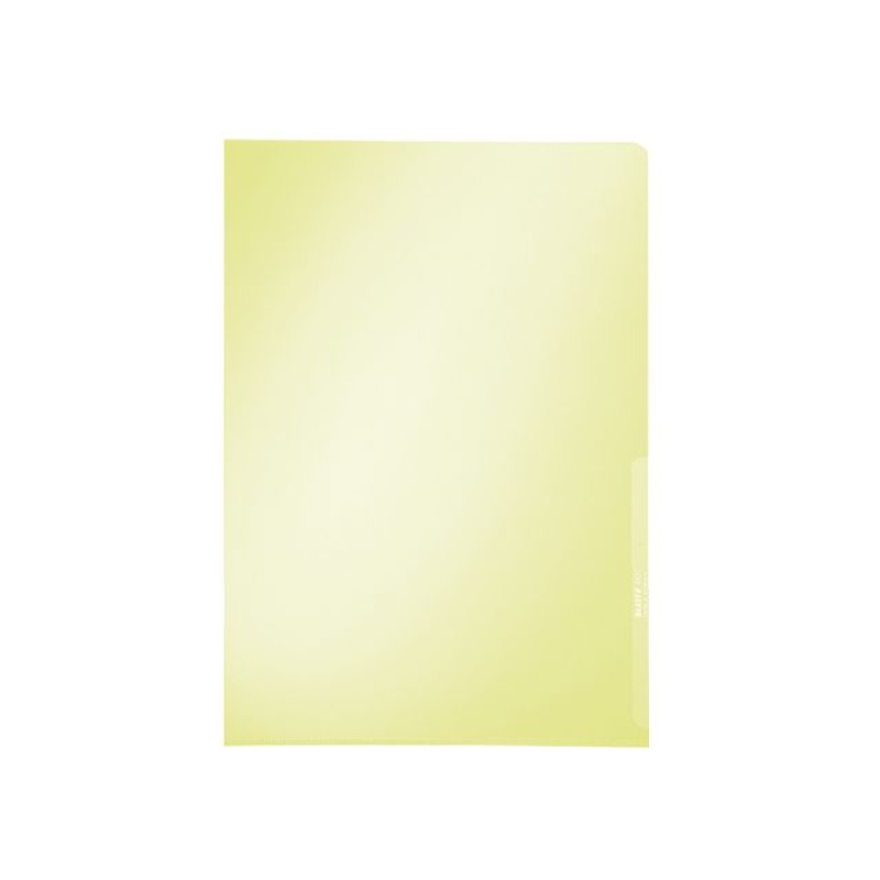 Insteekmap Leitz A4 L 0,15 geel/pak 100