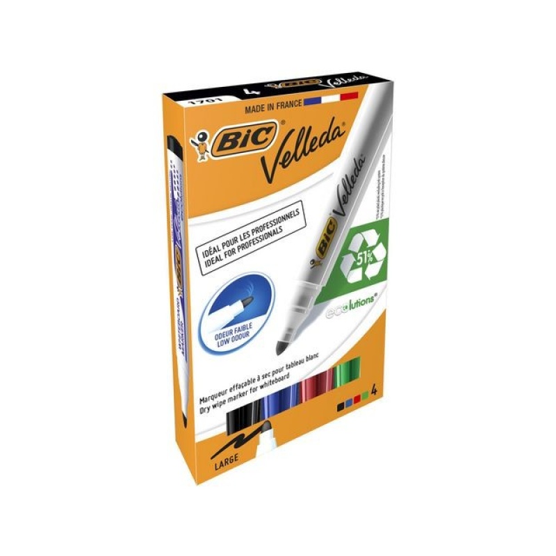 Whiteboardmarker Velleda Eco 1701 ass/d4