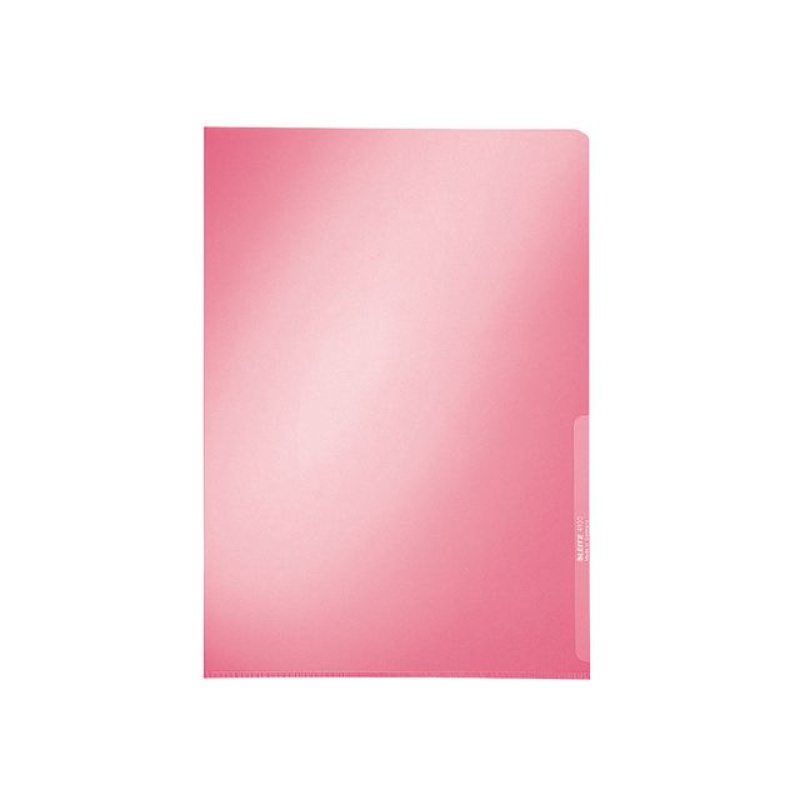 Insteekmap Leitz A4 L 0,15 rood/pak 100