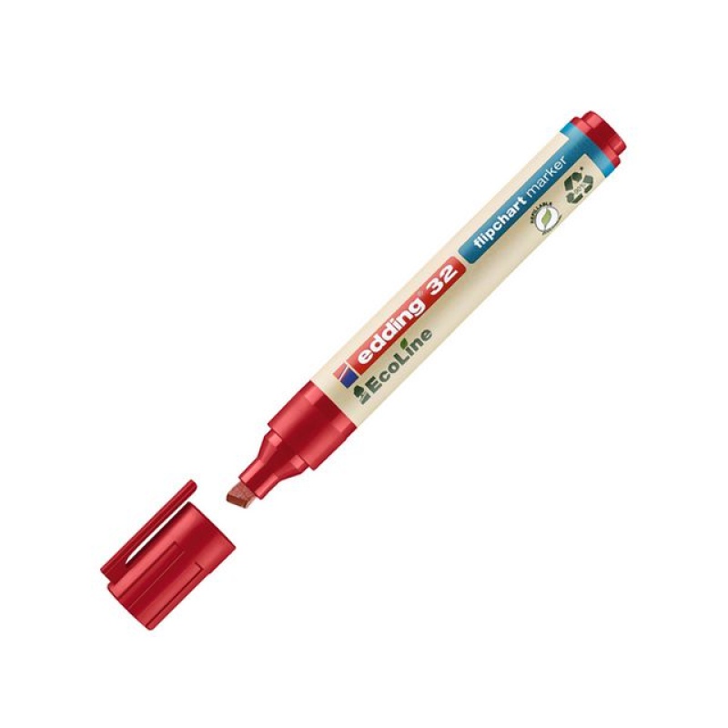 Flipovermarker edding 32 eco rood/ds 10