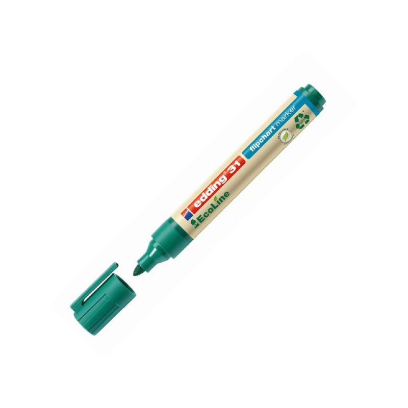 Flipovermarker edding 31 eco groen/ds 10