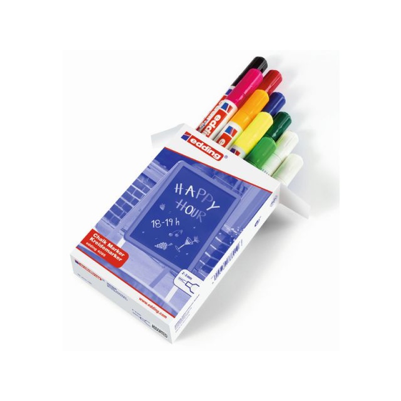 Krijtmarker edding 4095 2-3mm ass/ds 10