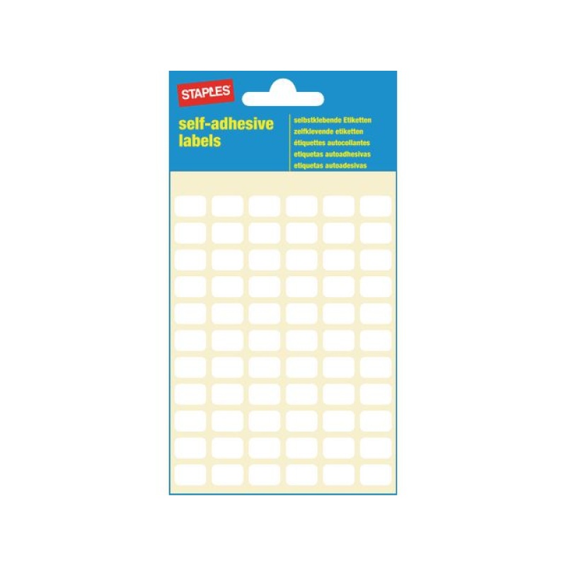 Etiket SPLS 12x8 wit/pk 462