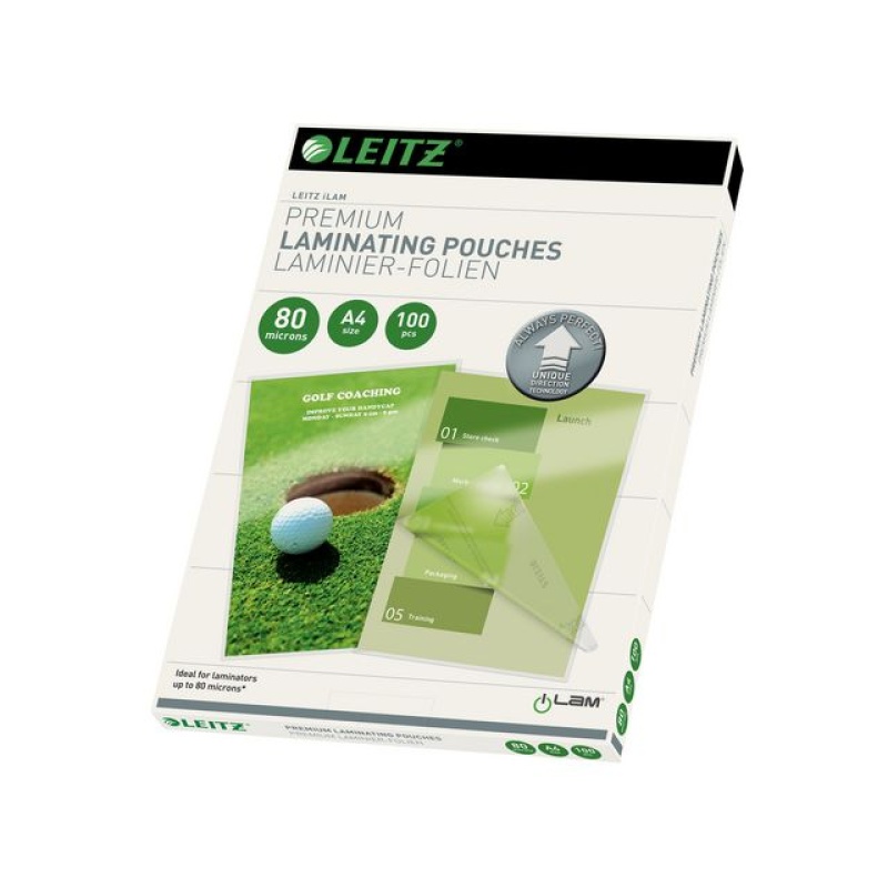 Lamineerhoes Leitz A4 UDT 80 mic/pk 100
