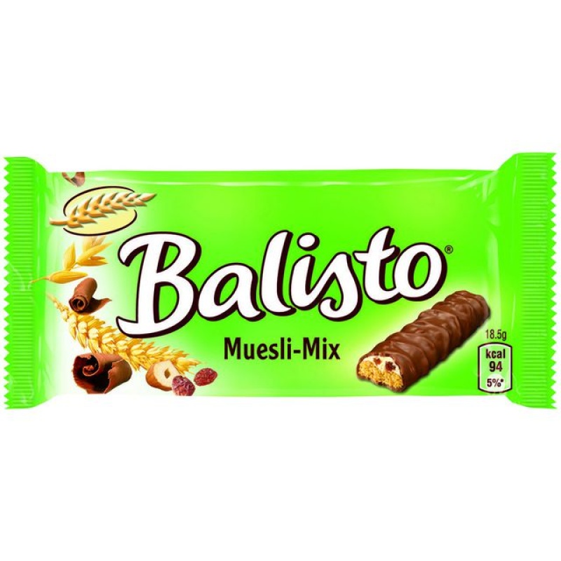 Balisto muesli mix 37g groen /pk20