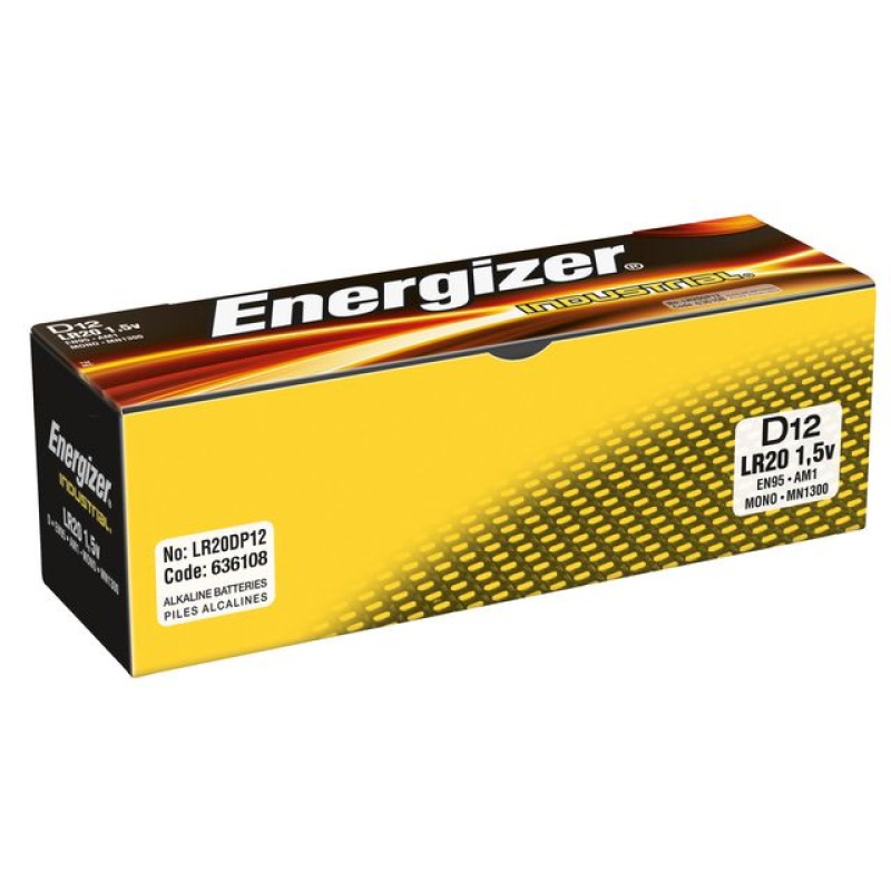 Battery Energizer Industrial D/LR20/pk12