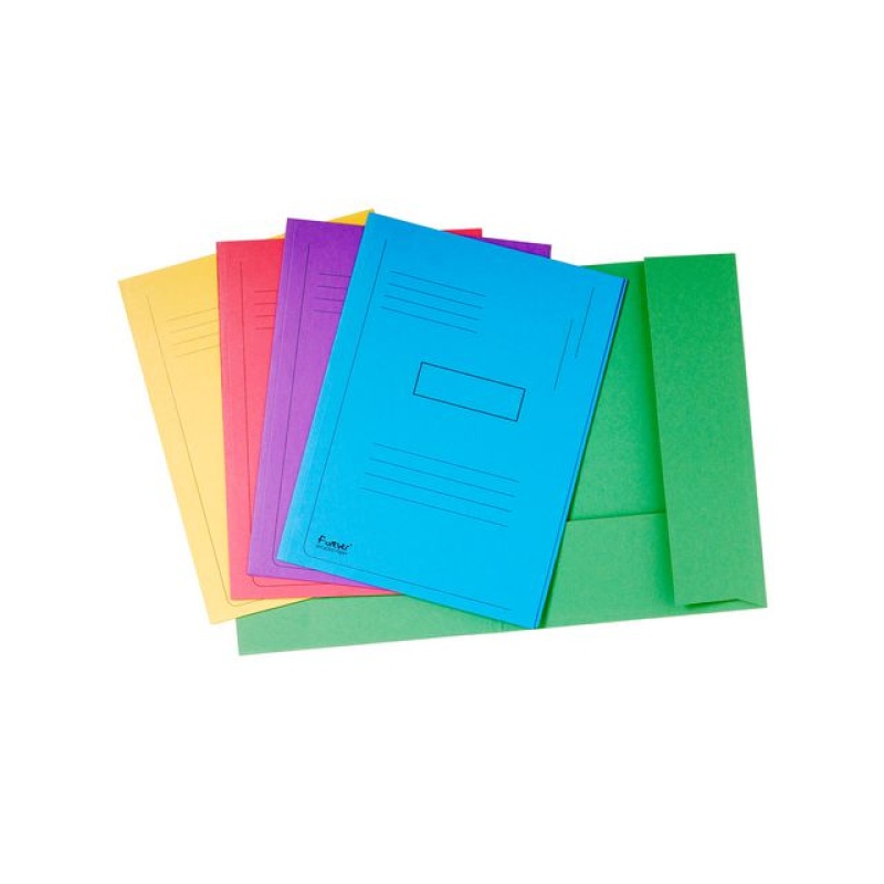 Vouwmap A4 Forever 280g 2-flap ass/pk50