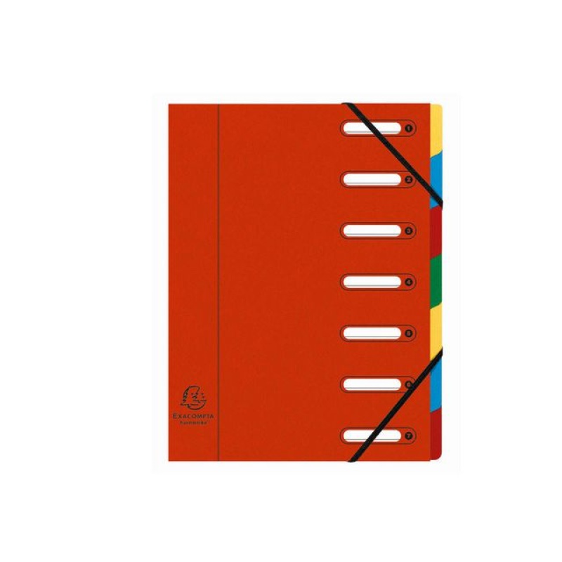 Sorteermap elasto Exacompta A4 7-vak rd