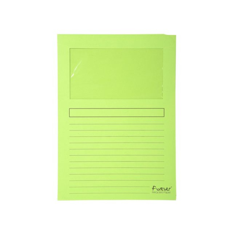 Venstermap Forever A4 L-mod groen/p100