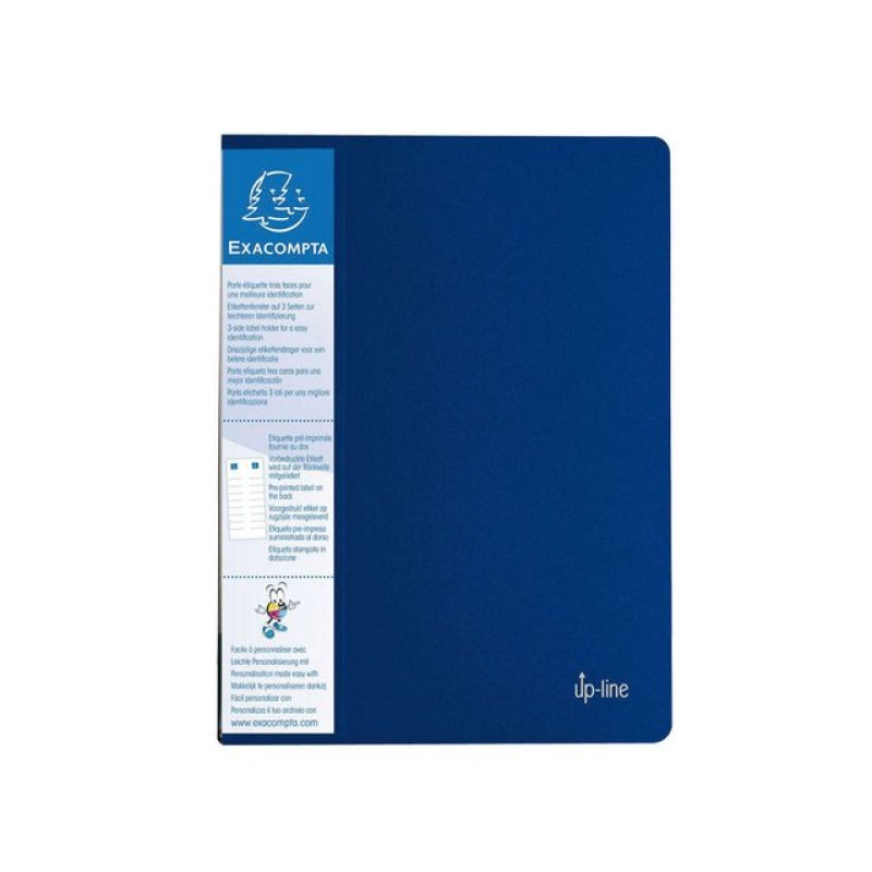 Showalbum Exacompta A4 40 tassen blauw