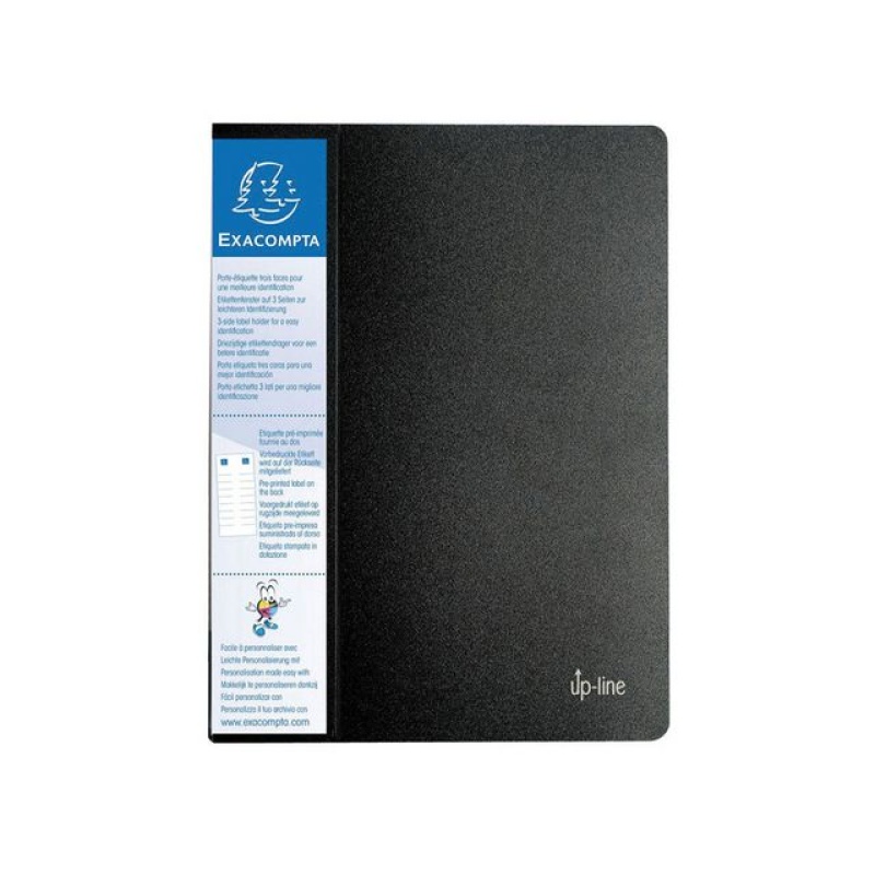 Showalbum Exacompta A4 80 tassen zwart