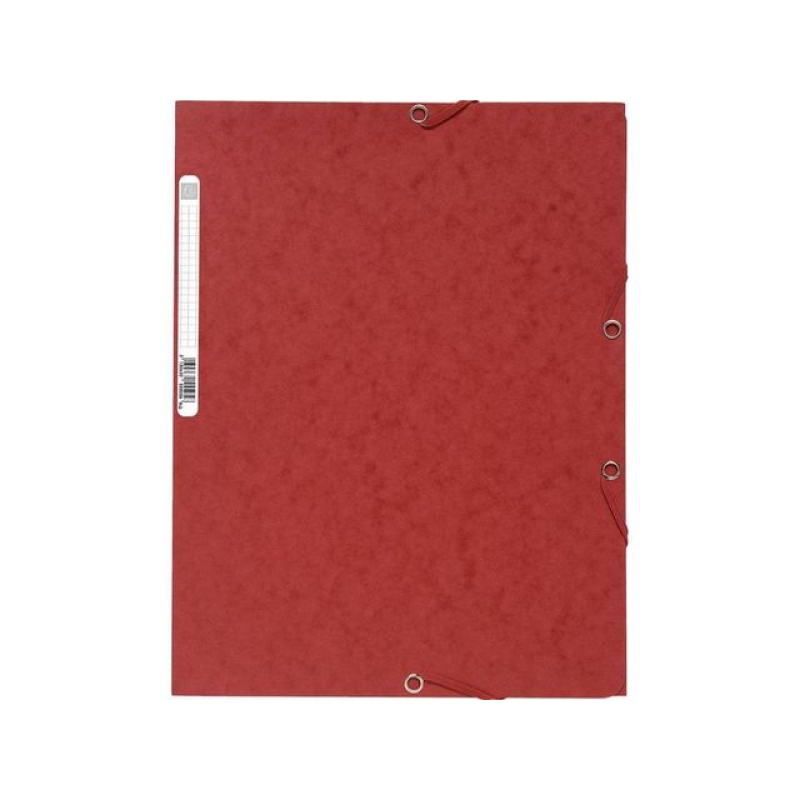 Elastomap Exacompta 3-fl 400g rood/pk25