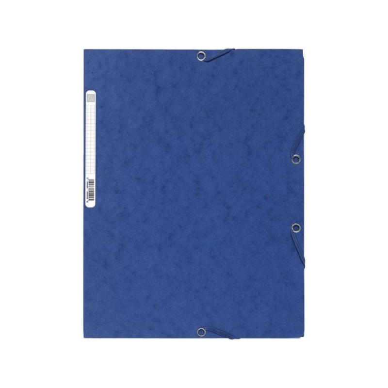 Elastomap Exacompta 3-fl 400g blauw/pk25