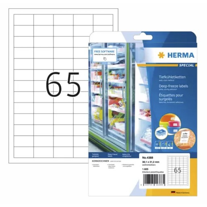 Etiket Herma 38x21 ILC diepvries/pk 1625