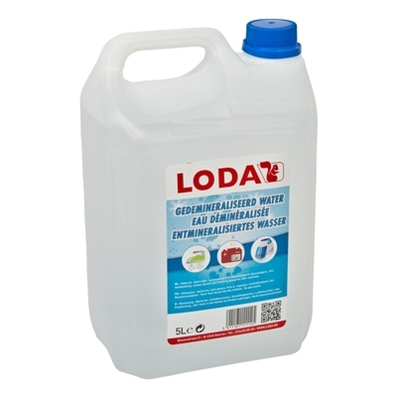 Water gedemineraliseerd flacon 5 liter