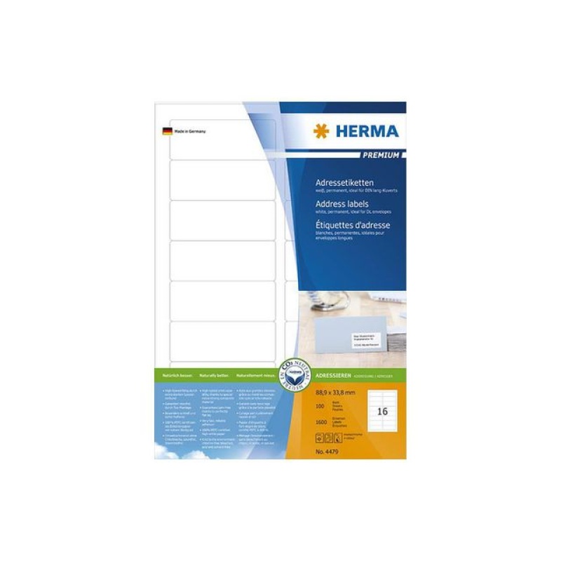Etiket ILC 89x34 prem wit/pk 1600