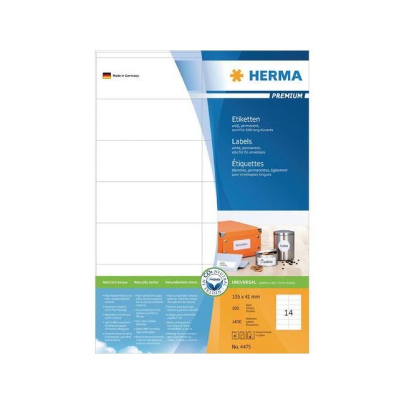 Etiket ILC 105x41 prem wit/pk 1400