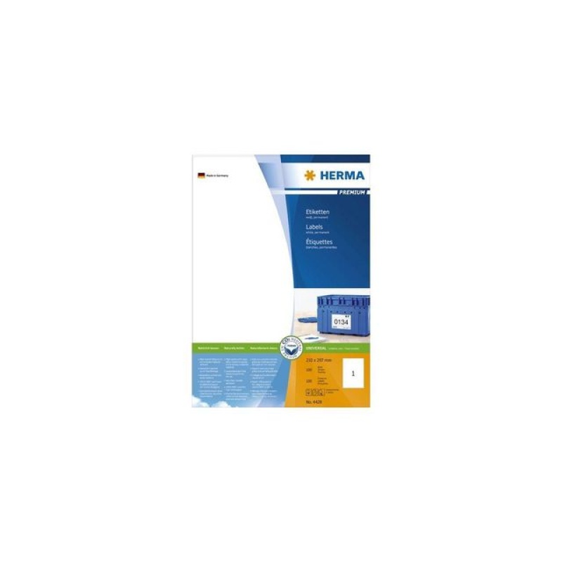 Etiket ILC 210x297 prem wit/pk 100