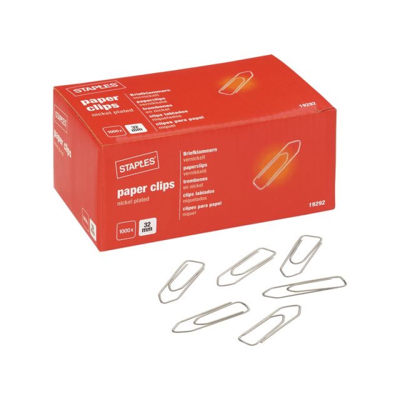 Paperclip SPLS 32mm vernikkeld/pak 1000