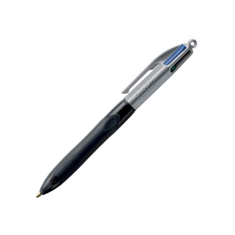Balpen BiC 4-kleuren Grip Pro M/ds 12