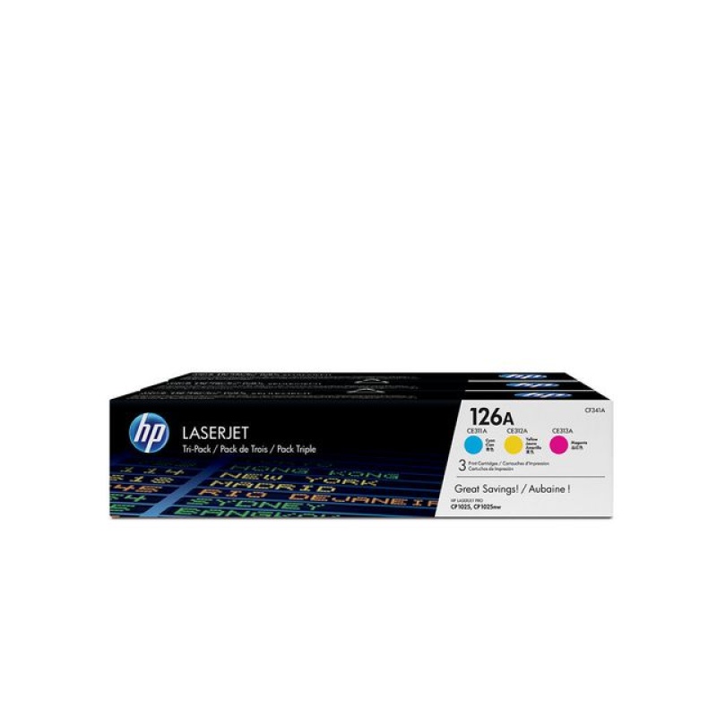 Toner HP CF341A T126 cyan/mag/geel/ds3