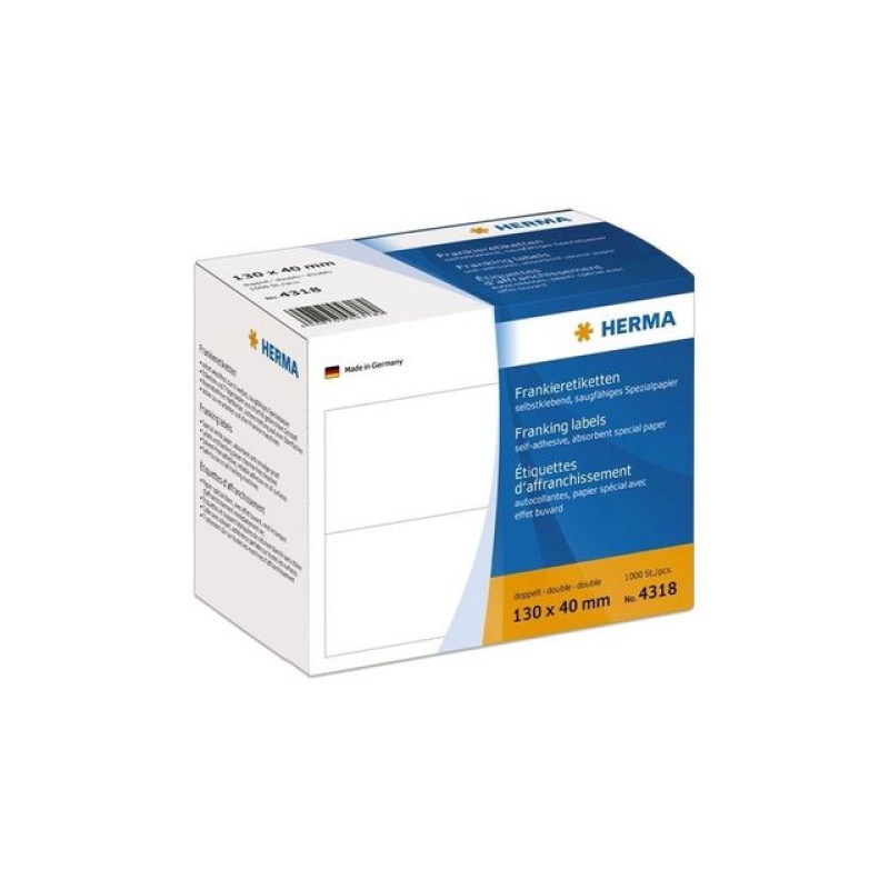 Frankeeretiket Herma 130x40/pk 1000