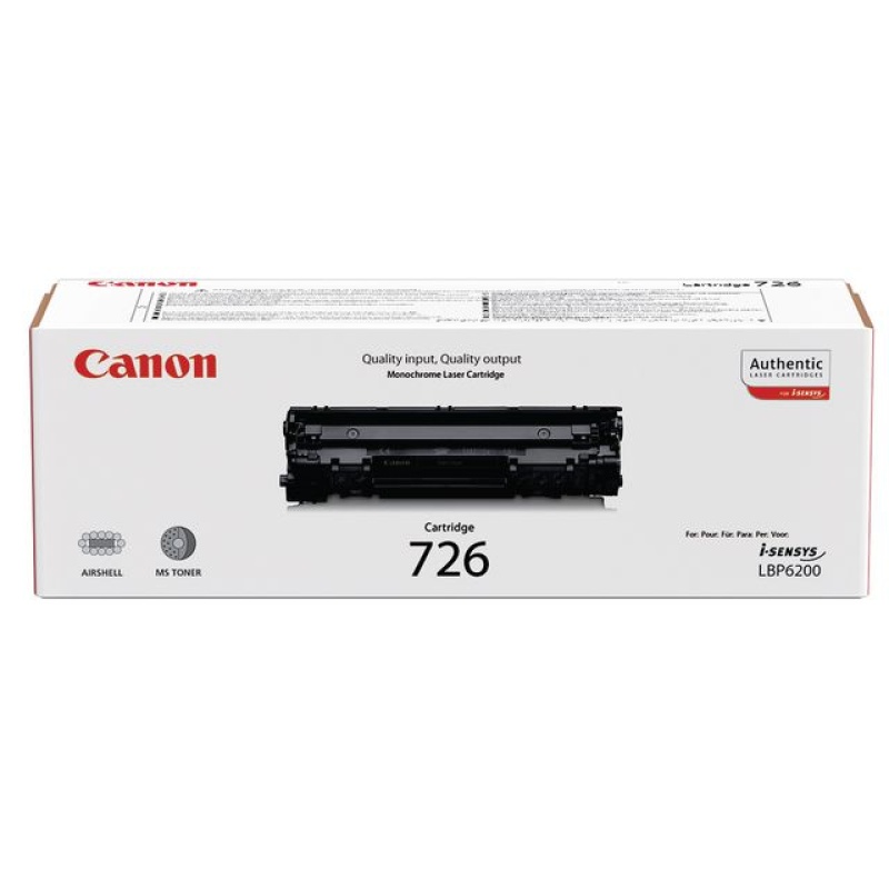 Toner Canon CRG-726 2.1K zwart