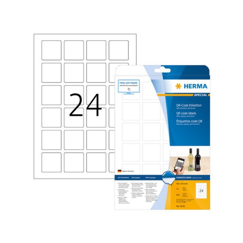 Etiket Herma QR ILC 40x40 /pak 600