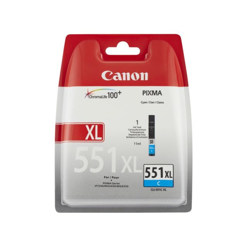 Inkjet Canon CLI-551XLC HC cyan