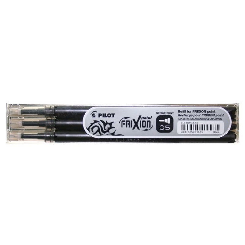 Vulling rolschrijver FriXionPoint zw/pk3