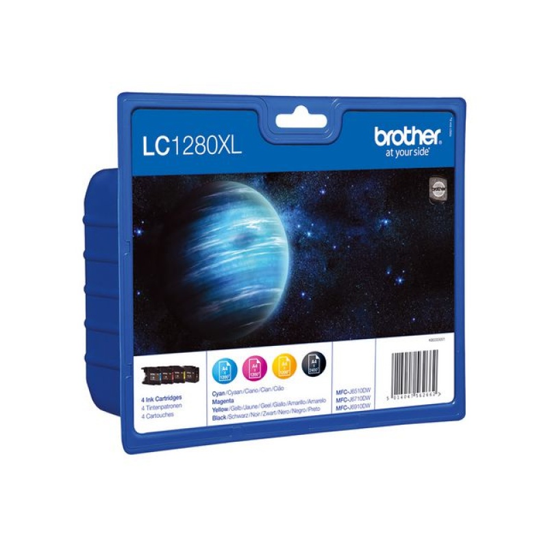 Inkjet Brother LC-1280XLVALBP B/CMY/pk4