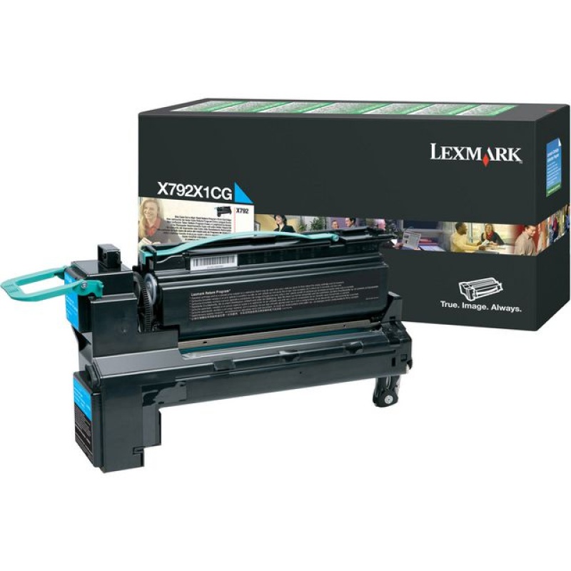 Toner Lexmark X792X1CG 20K cyan