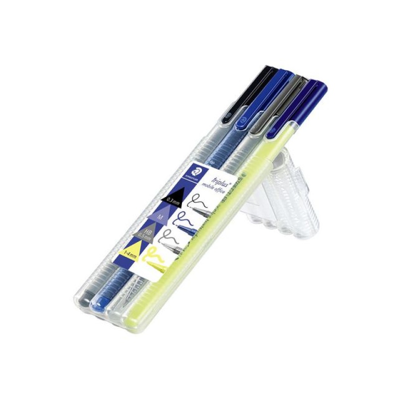 Multiset Staedtler Triplus etui 4/pk10