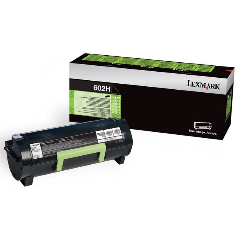 Toner Lexmark 602H 10K zwart
