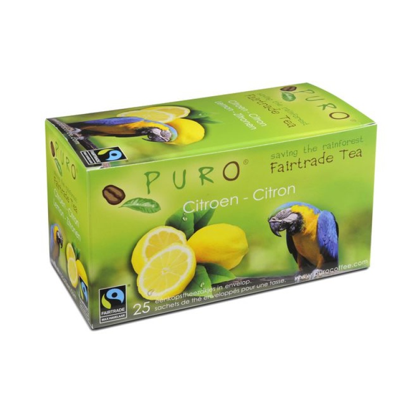 Thee Puro fairtrade citroen bio/ds6x25