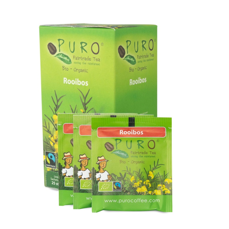 Thee Puro fairtrade rooibos/bx 6x25