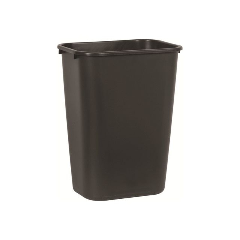 Afvalbak Rubbermaid 39L zwart