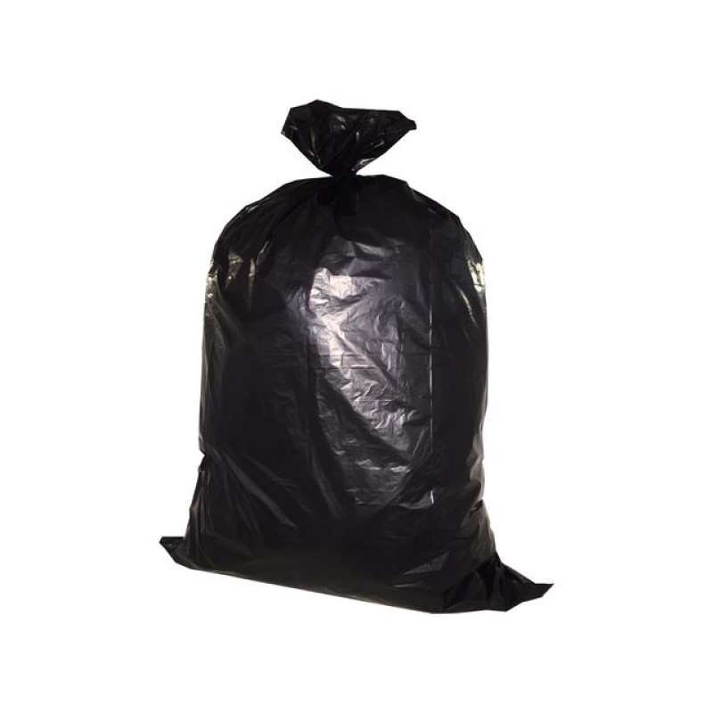 Afvalzak 70x80cm T30 hdpe zwart/ds25x20
